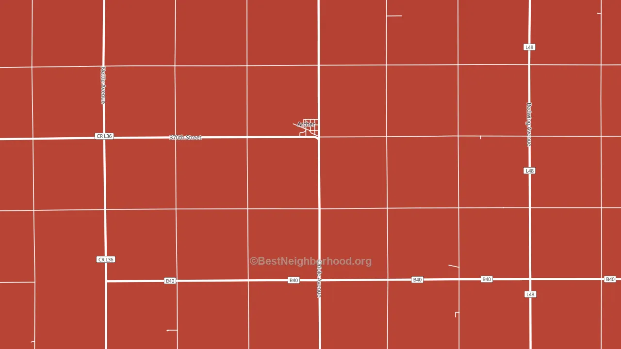 51231, IA block-group political-lean map