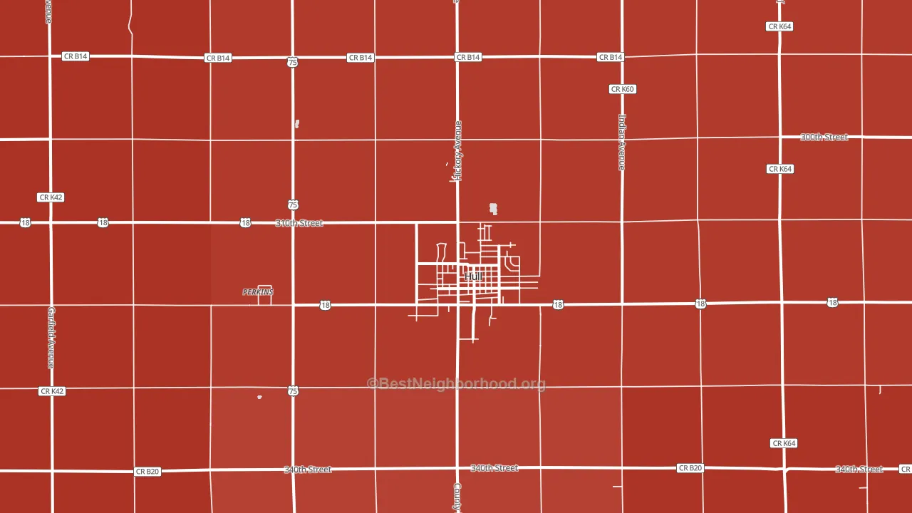 51239, IA block-group political-lean map