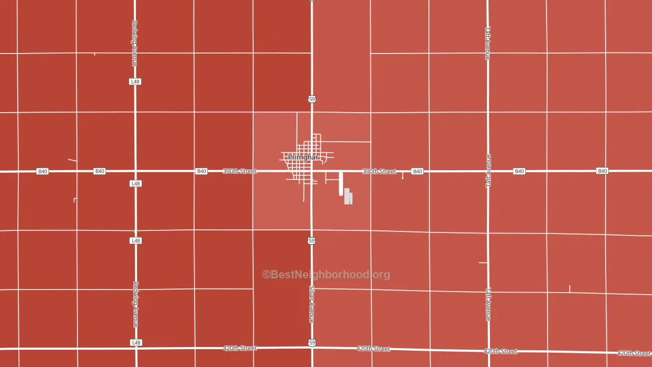 51245, IA block-group political-lean map
