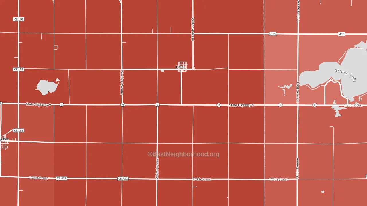 51345, IA block-group political-lean map