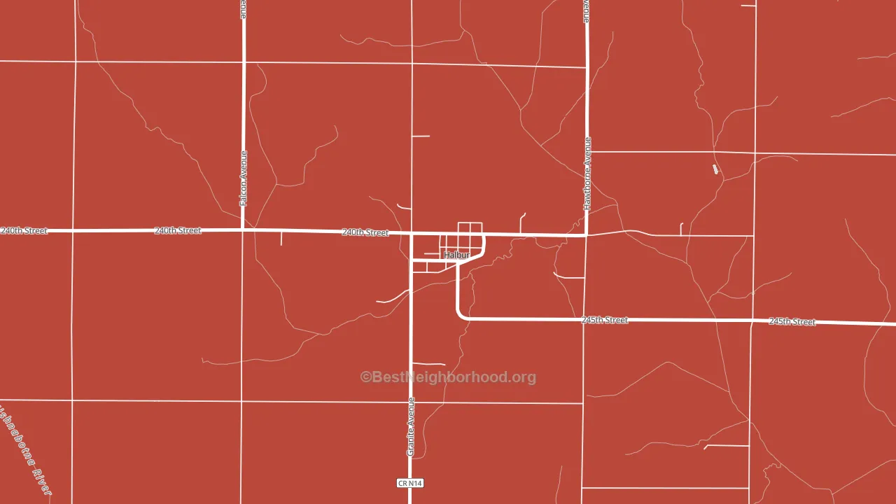 51444, IA block-group political-lean map