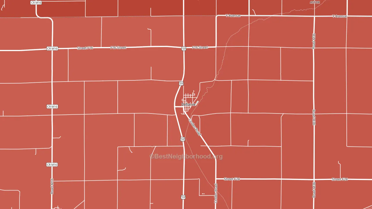 51527, IA block-group political-lean map