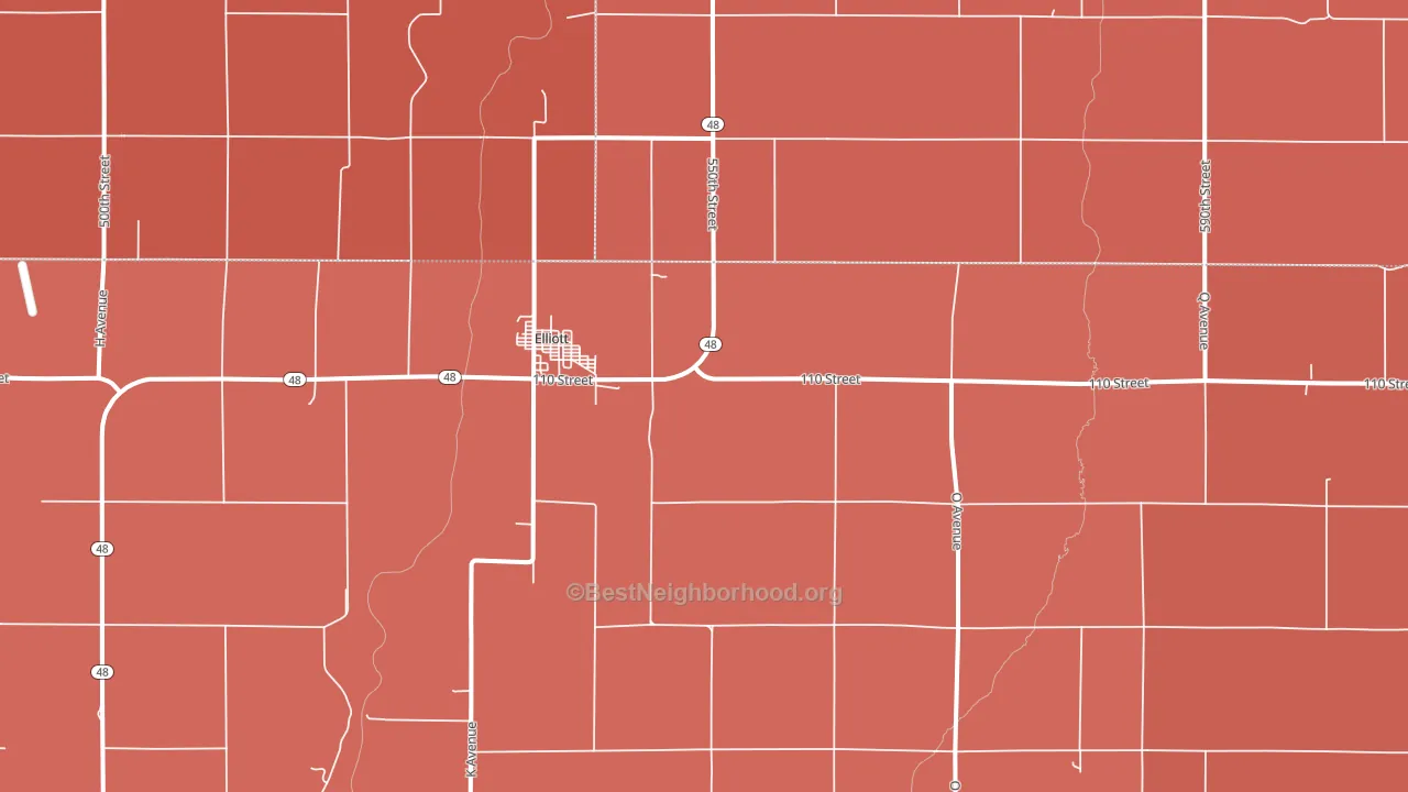 51532, IA block-group political-lean map