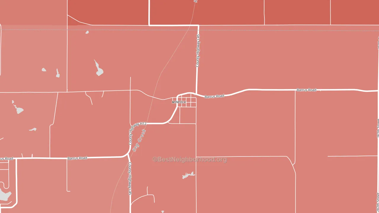 51554, IA block-group political-lean map