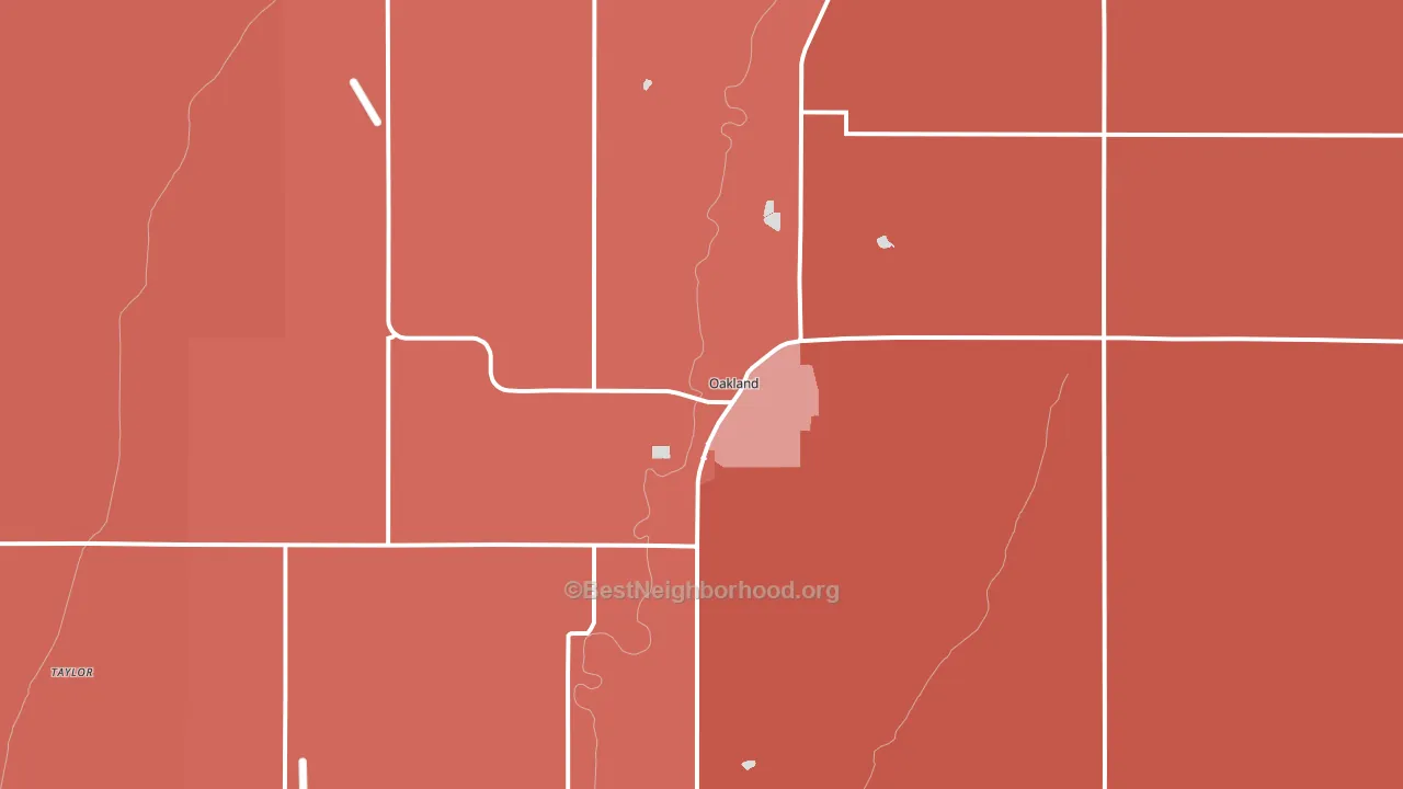 51560, IA block-group political-lean map