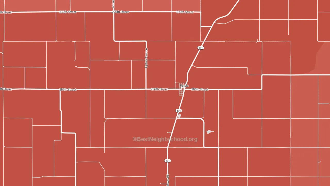 51563, IA block-group political-lean map