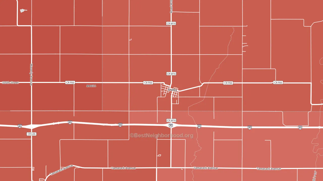 51570, IA block-group political-lean map