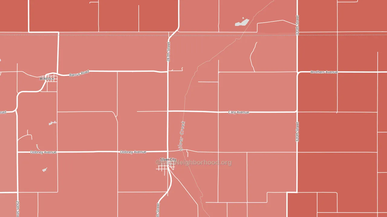 51571, IA block-group political-lean map