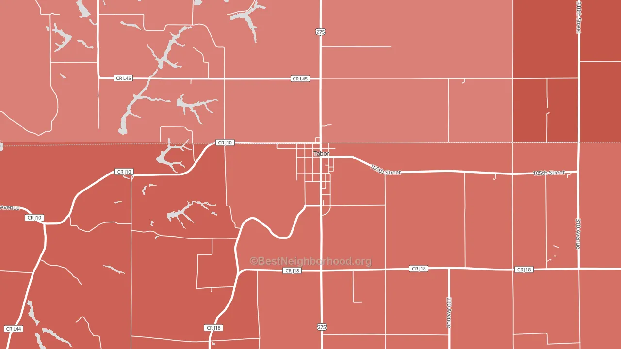 51653, IA block-group political-lean map
