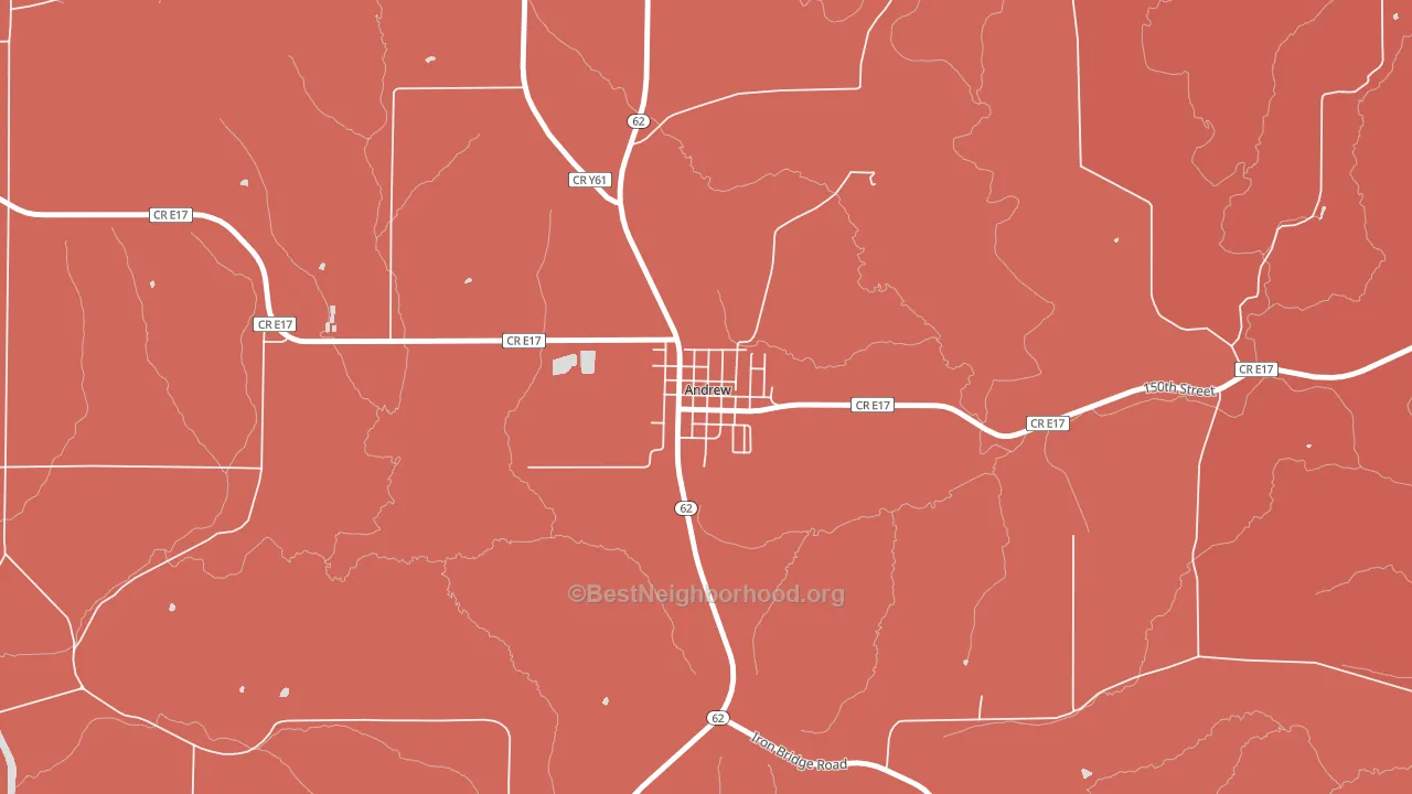 52030, IA block-group political-lean map
