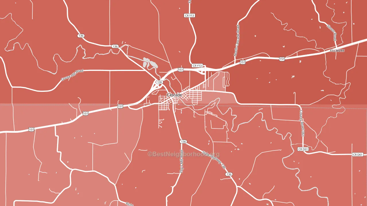52033, IA block-group political-lean map