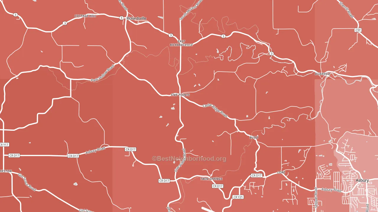 52039, IA block-group political-lean map