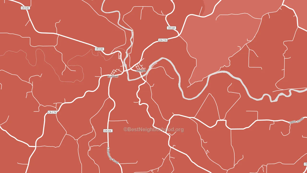 52048, IA block-group political-lean map