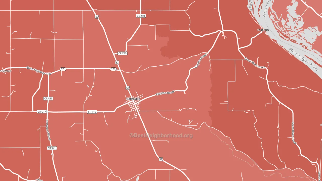 52049, IA block-group political-lean map