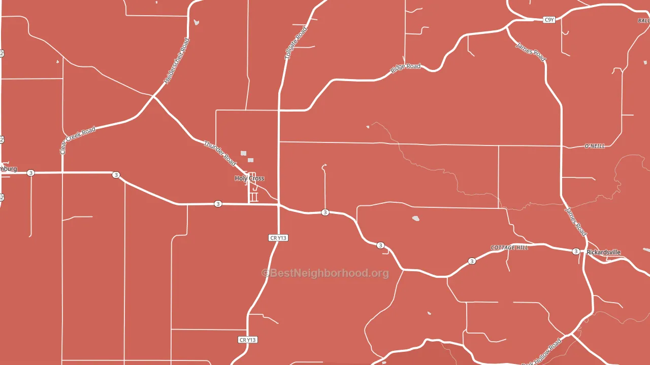 52053, IA block-group political-lean map