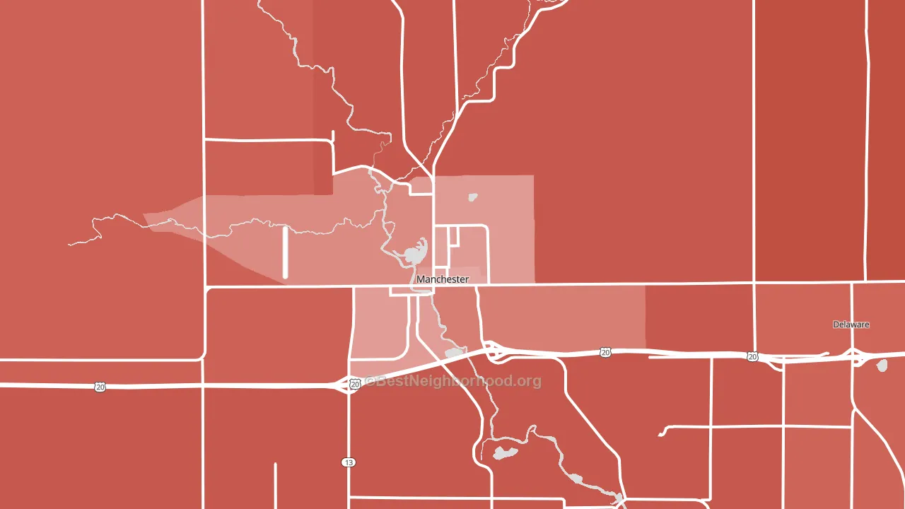 52057, IA block-group political-lean map