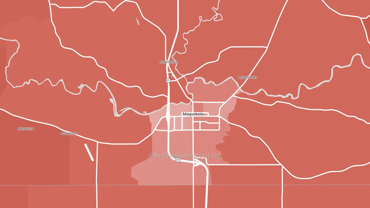 52060, IA block-group political-lean map