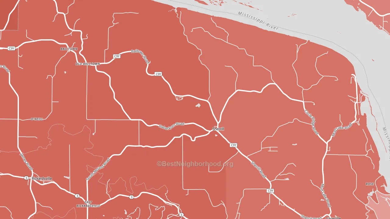 52073, IA block-group political-lean map
