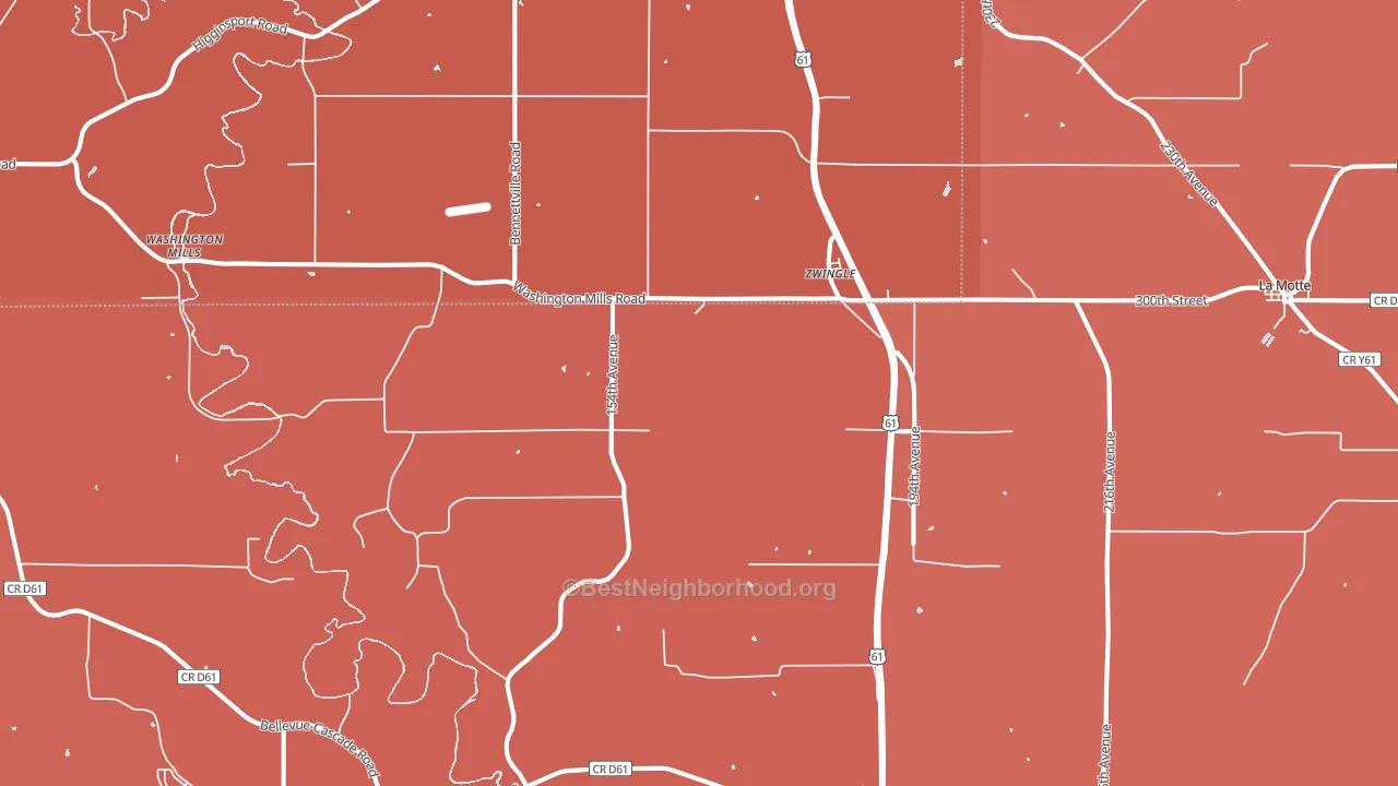 52079, IA block-group political-lean map
