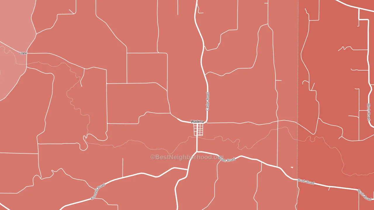 52169, IA block-group political-lean map