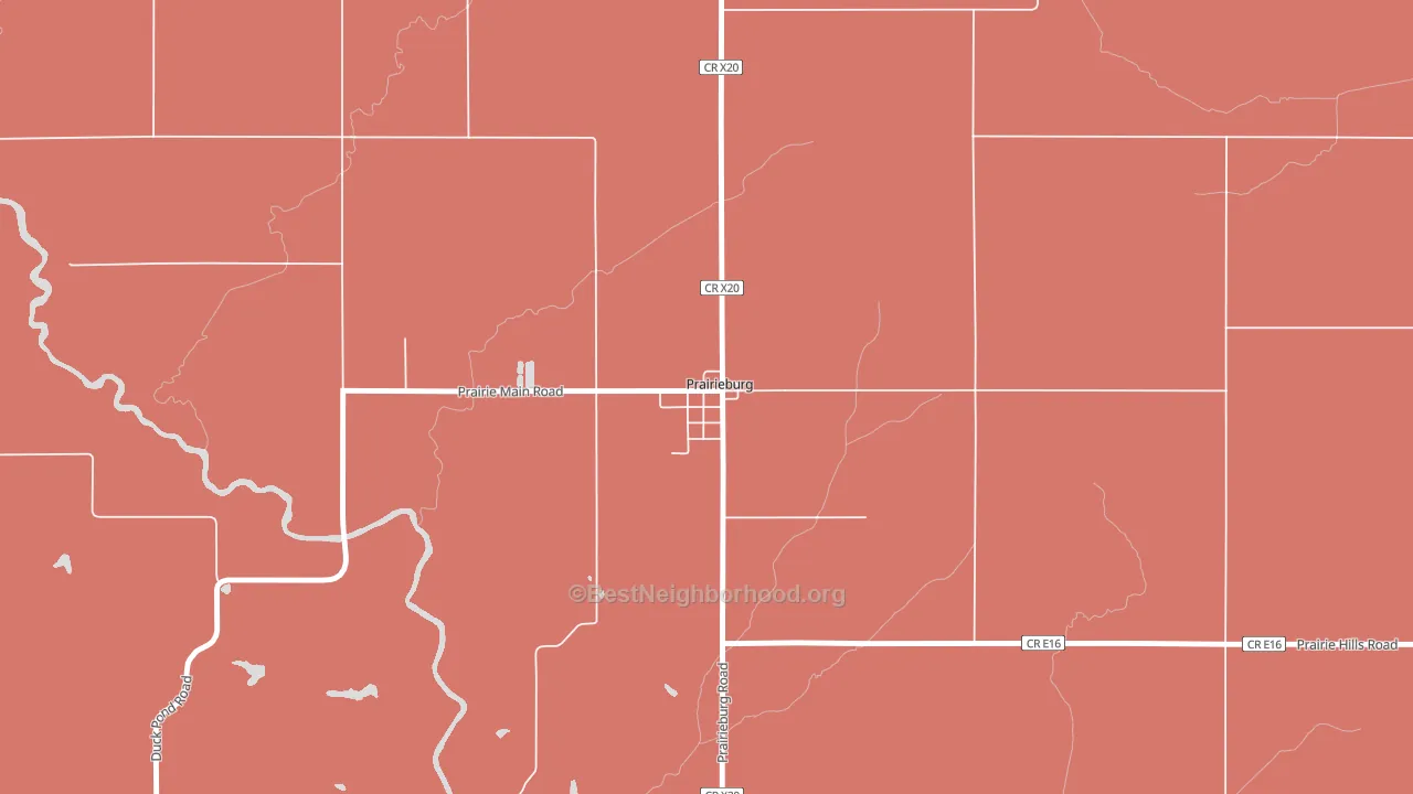 52219, IA block-group political-lean map