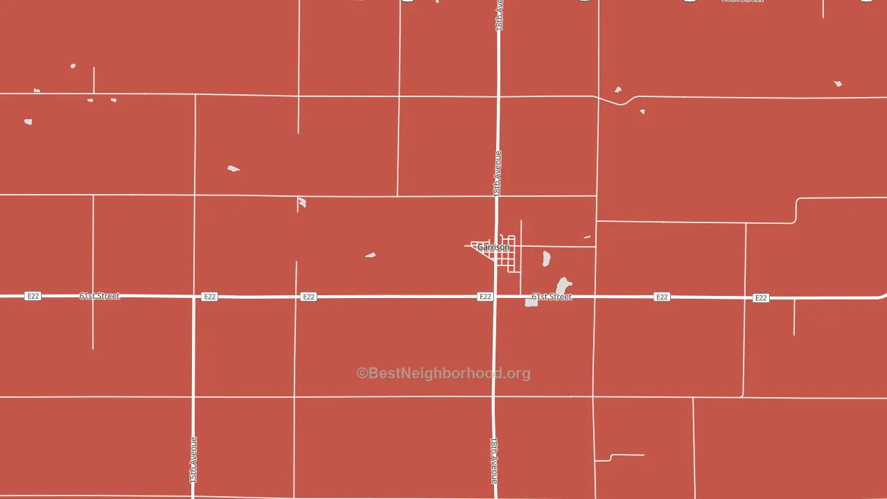 52229, IA block-group political-lean map