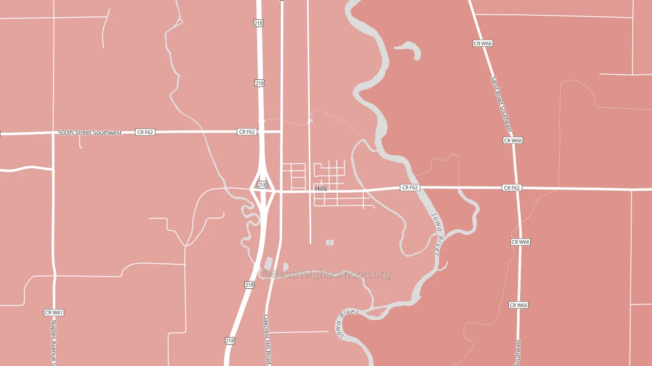 52235, IA block-group political-lean map