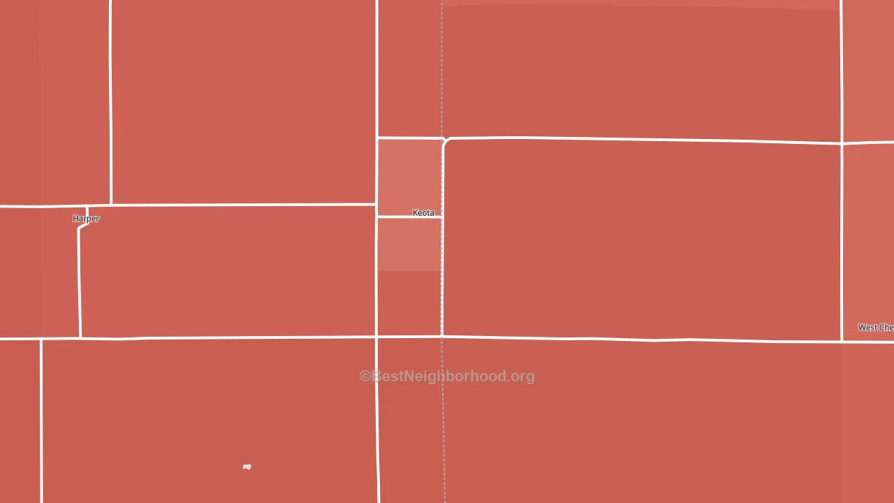 52248, IA block-group political-lean map