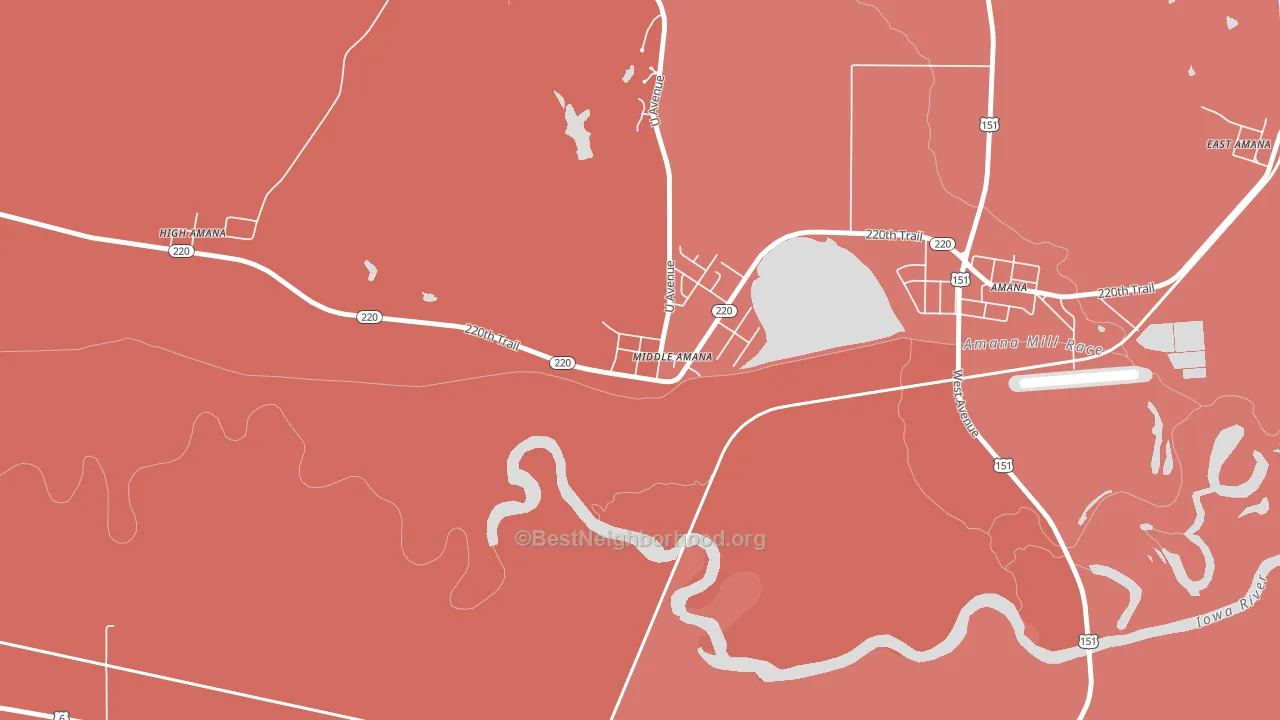 52307, IA block-group political-lean map