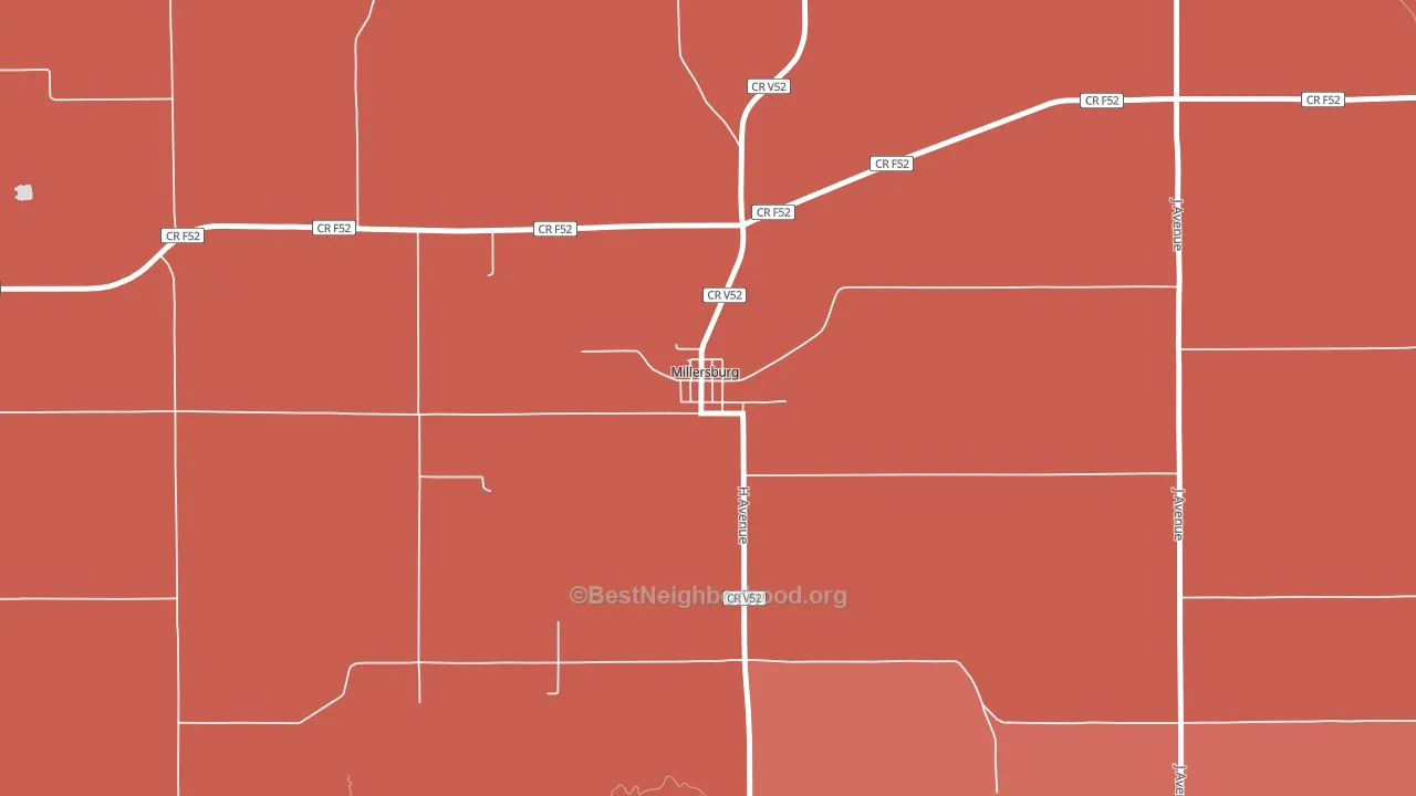 52308, IA block-group political-lean map