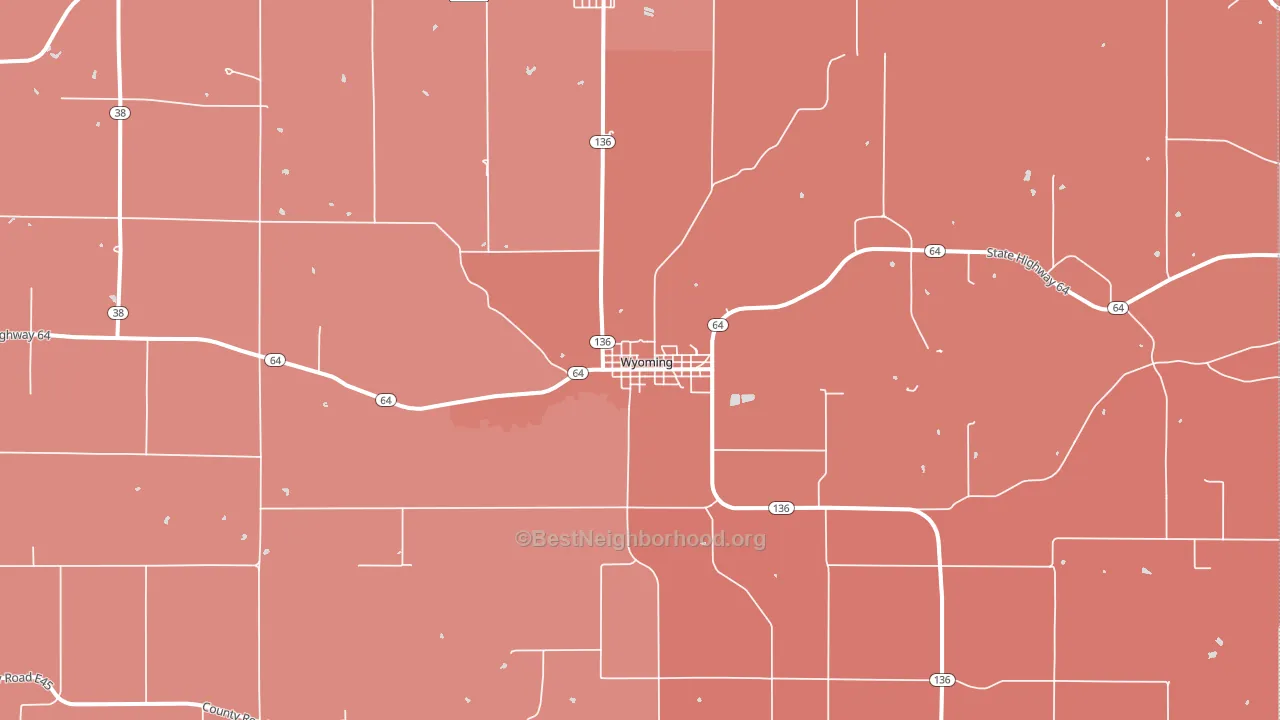 52362, IA block-group political-lean map