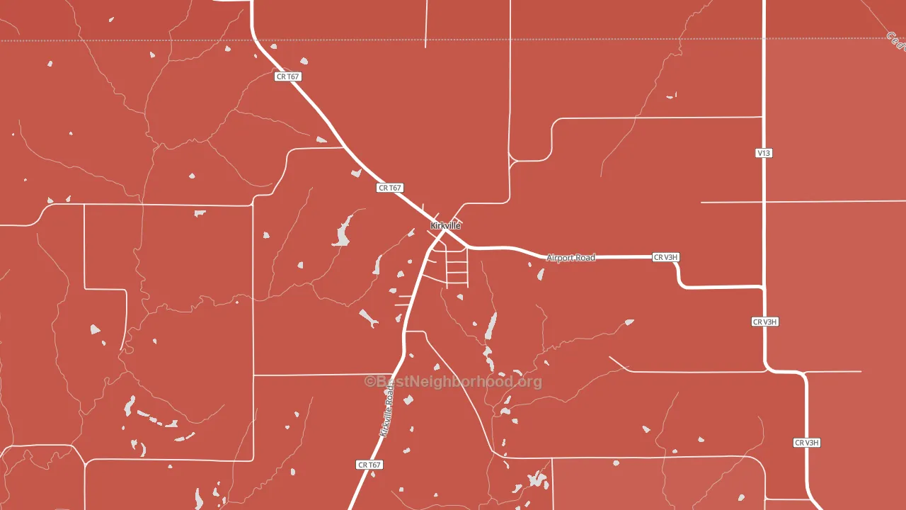 52566, IA block-group political-lean map