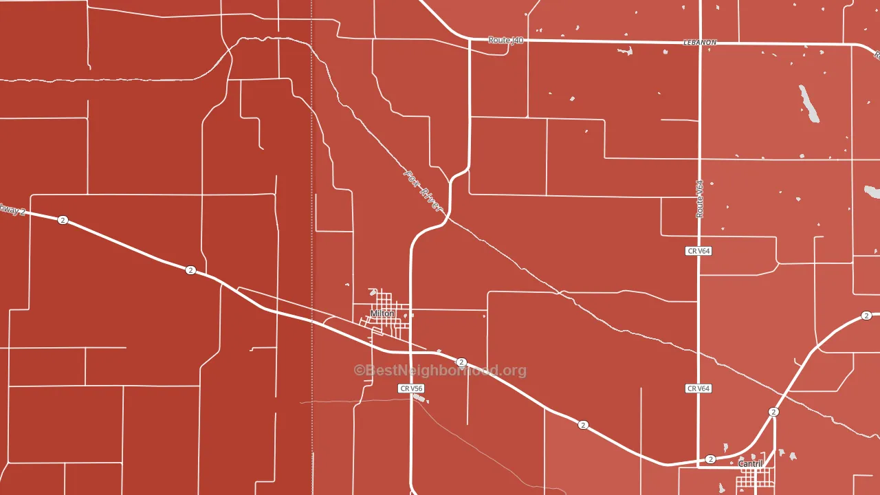 52570, IA block-group political-lean map