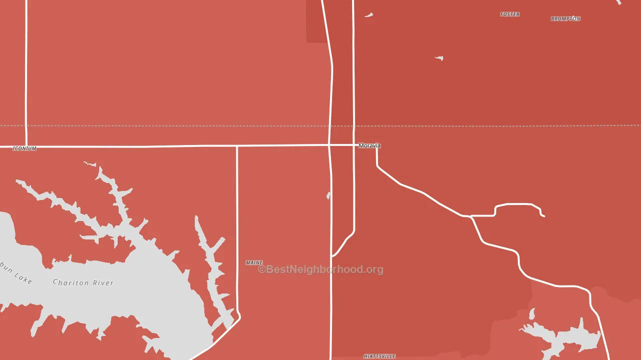 52571, IA block-group political-lean map