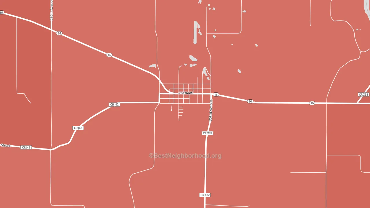 52624, IA block-group political-lean map