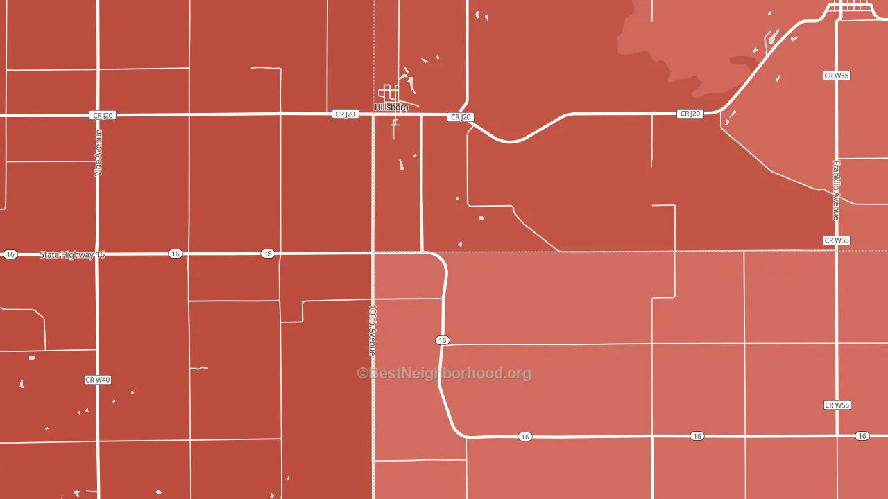 52630, IA block-group political-lean map