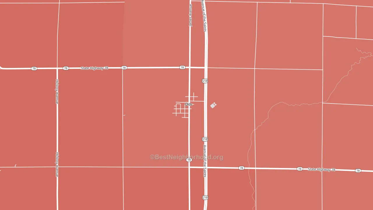 52647, IA block-group political-lean map