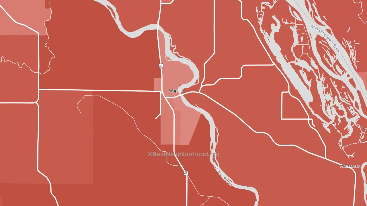 52653, IA block-group political-lean map