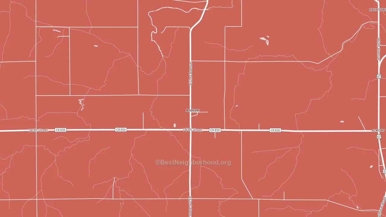 52701, IA block-group political-lean map