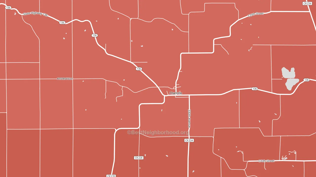52731, IA block-group political-lean map