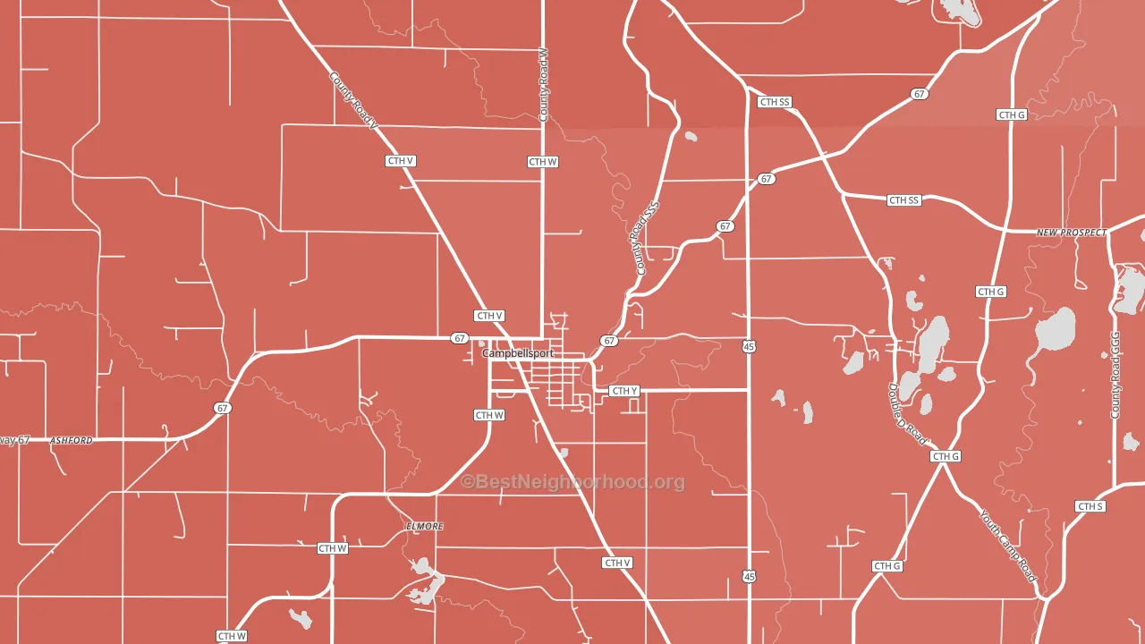 53010, WI block-group political-lean map