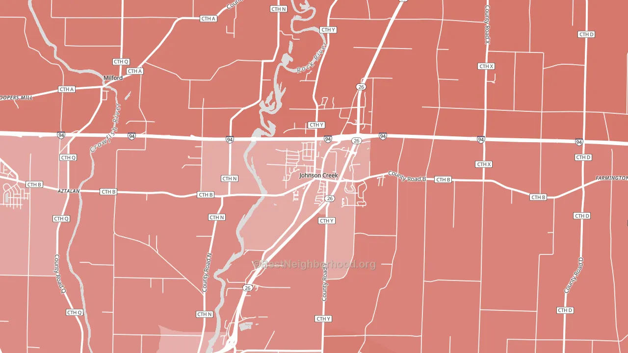 53038, WI block-group political-lean map