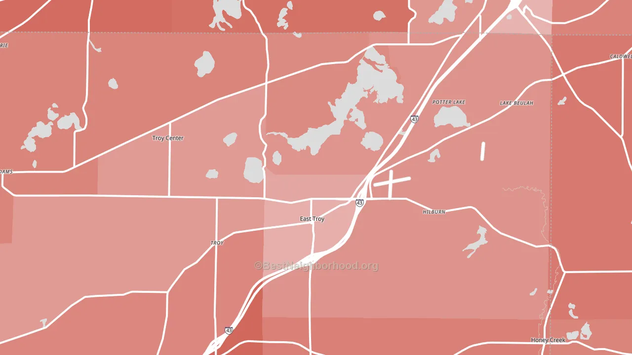 53120, WI block-group political-lean map