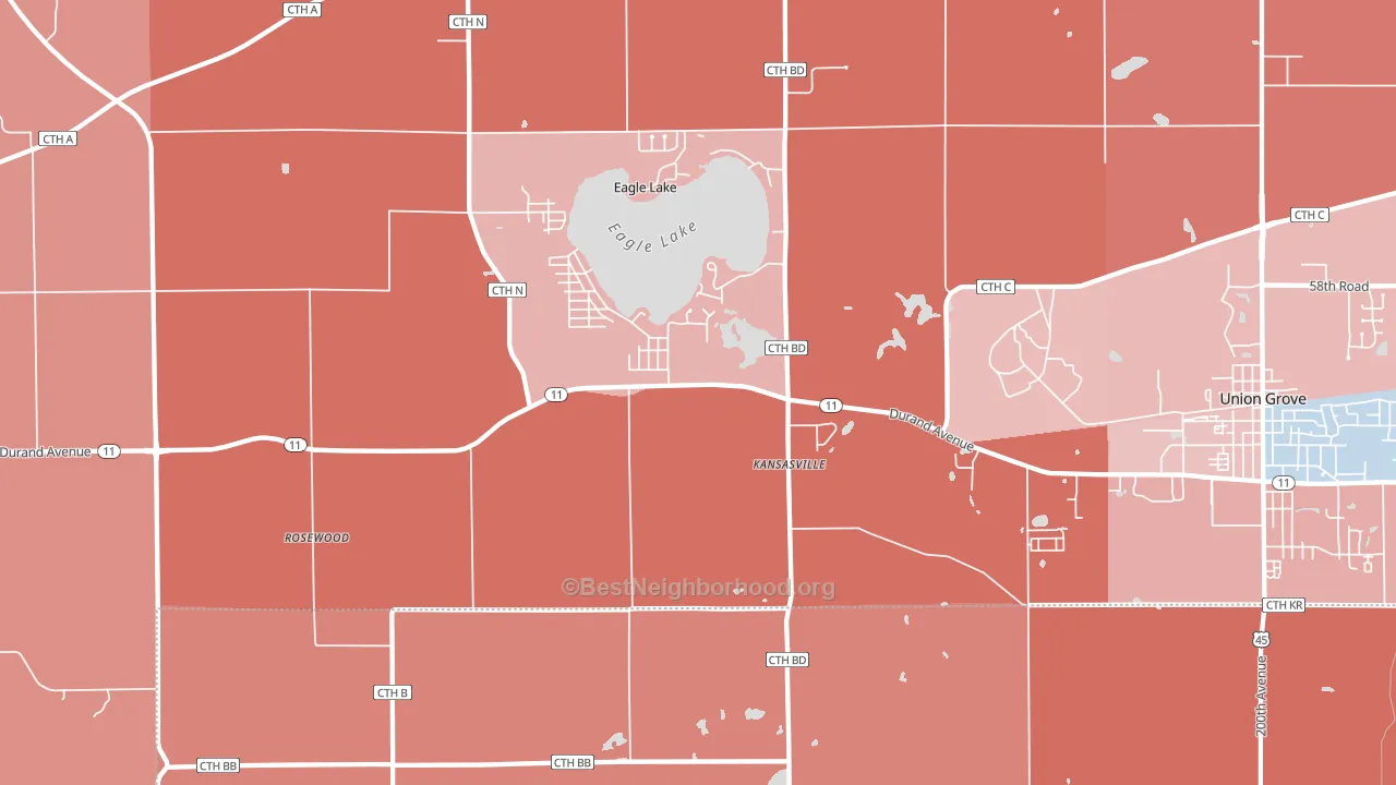 53139, WI block-group political-lean map