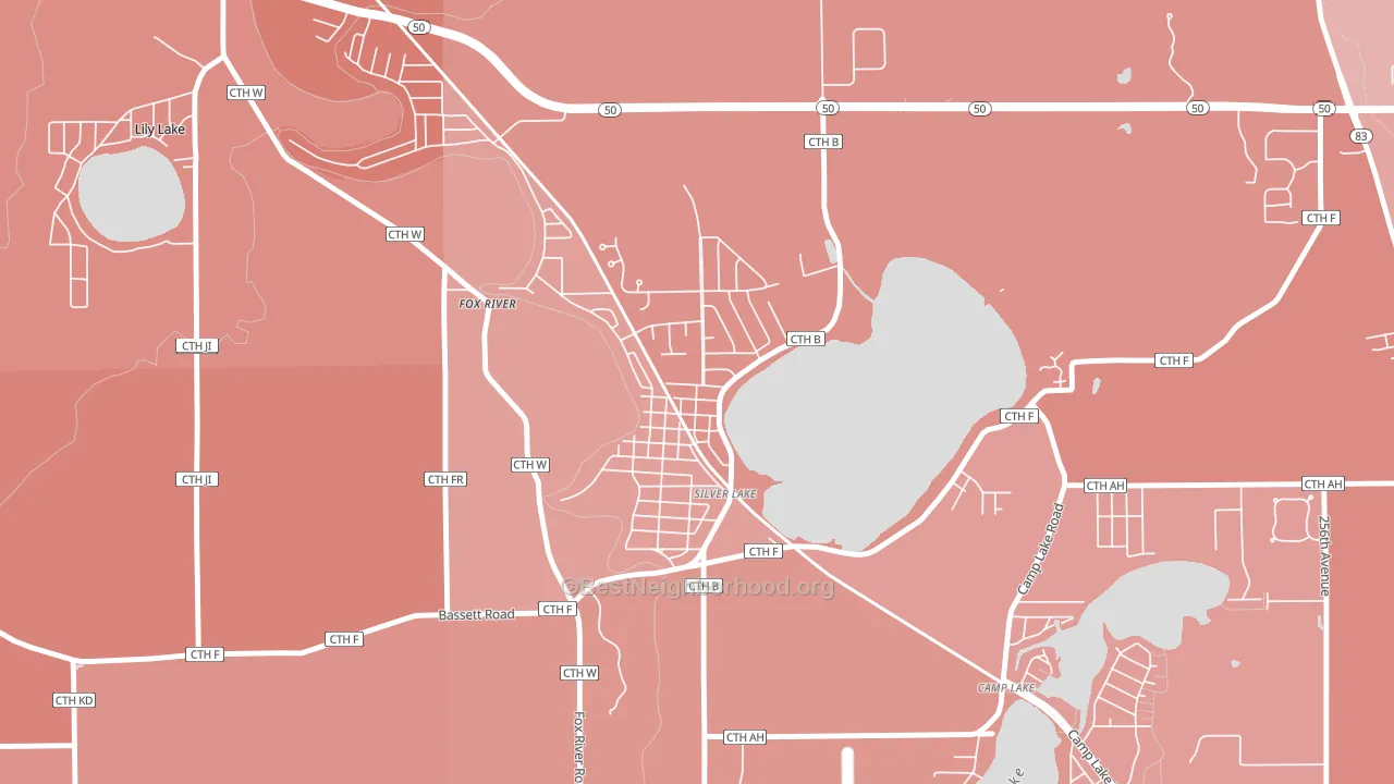 53170, WI block-group political-lean map