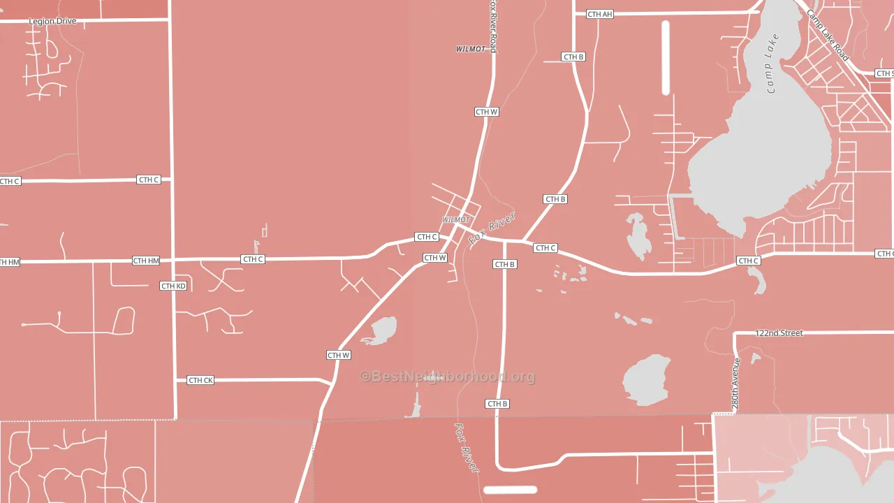 53192, WI block-group political-lean map