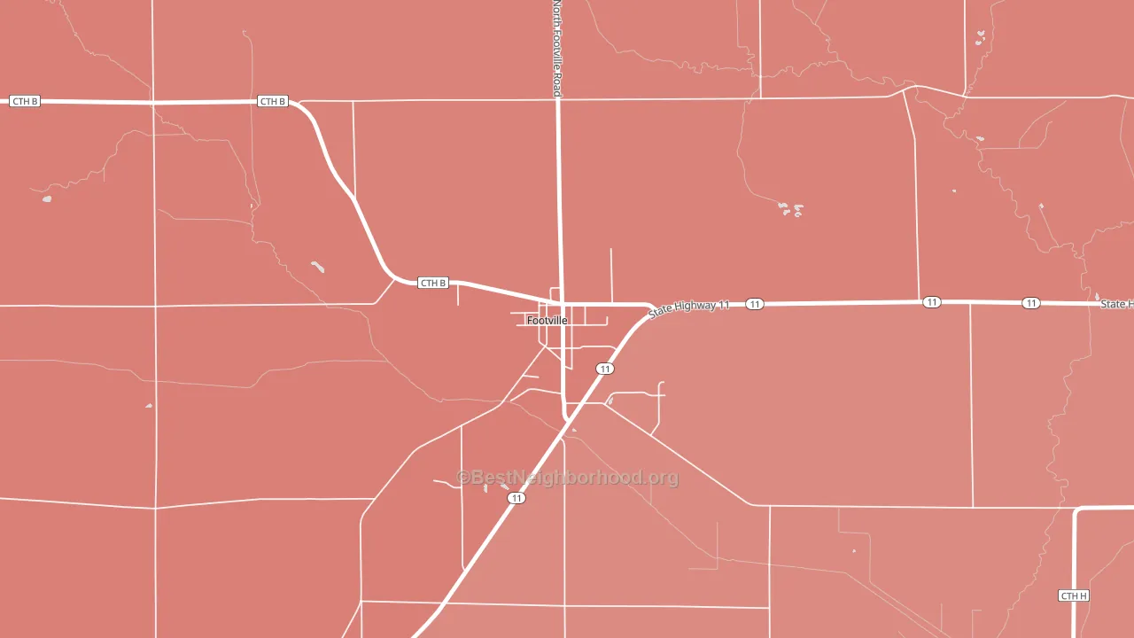 53537, WI block-group political-lean map