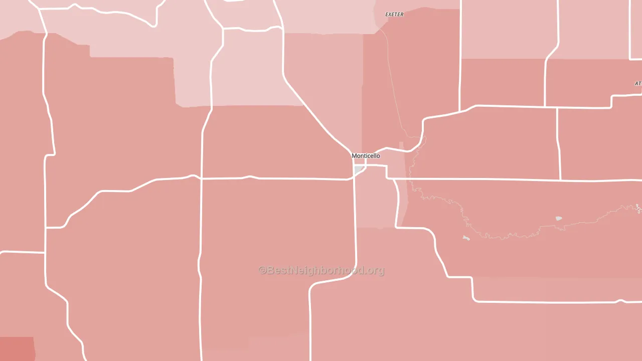 53570, WI block-group political-lean map