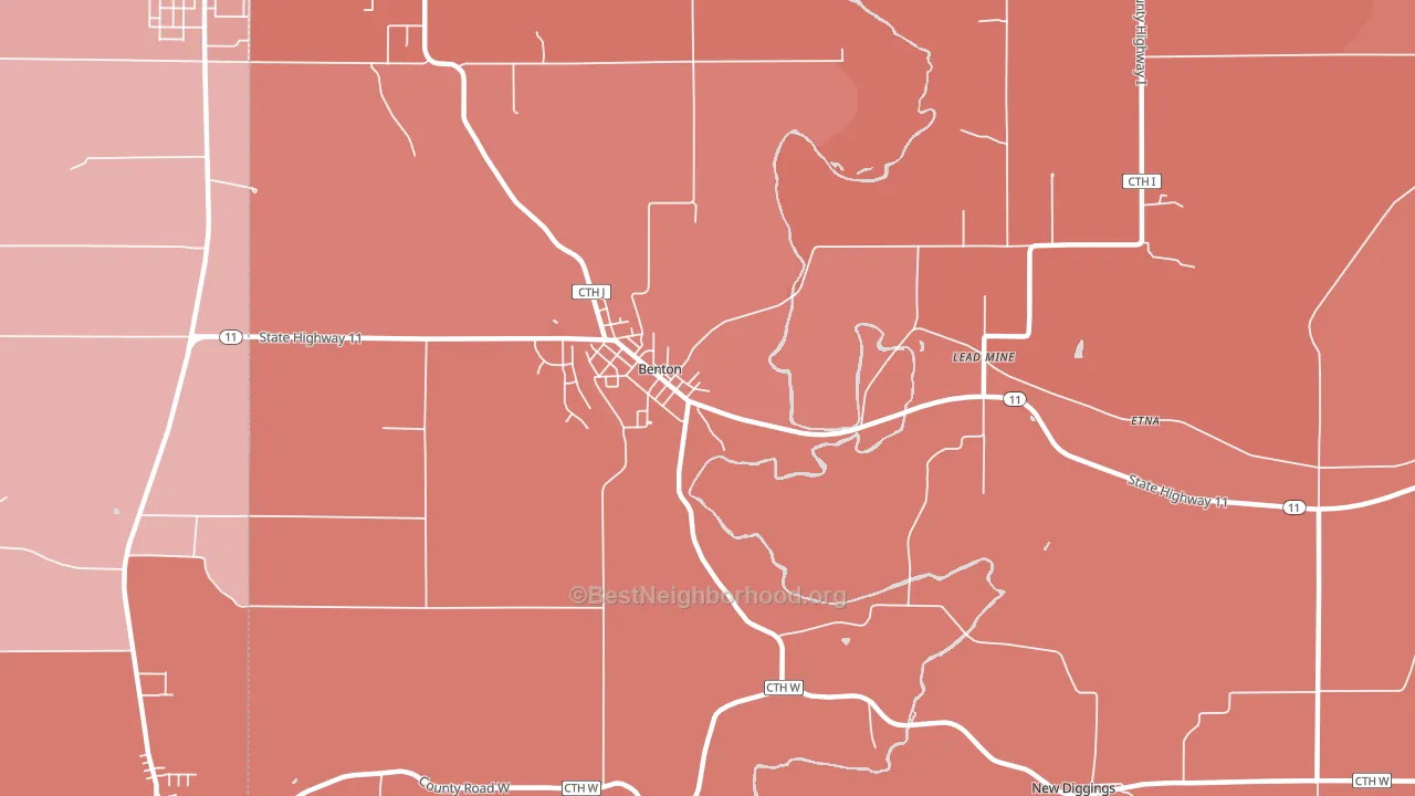 53803, WI block-group political-lean map