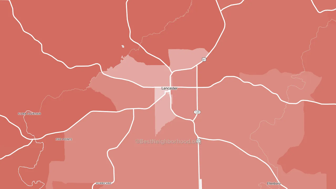 53813, WI block-group political-lean map